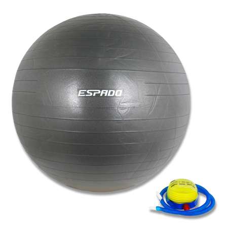 Мяч гимнастический Espado 55 см антивзрыв серый ES2111