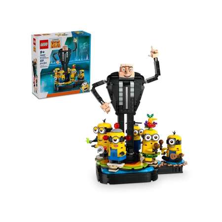 Конструктор LEGO Грю и миньоны 75582