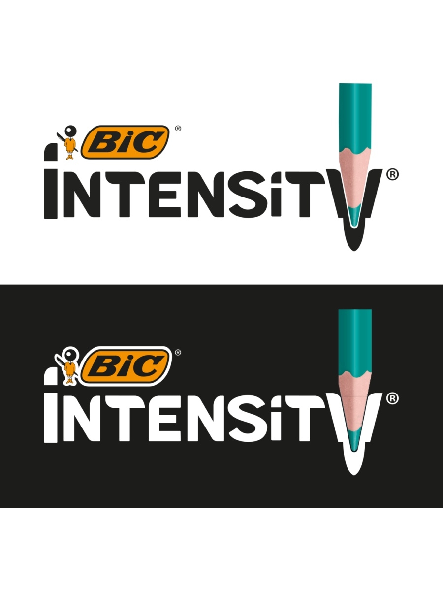 Карандаши цветные BIC Intensity 12 цветов - фото 8