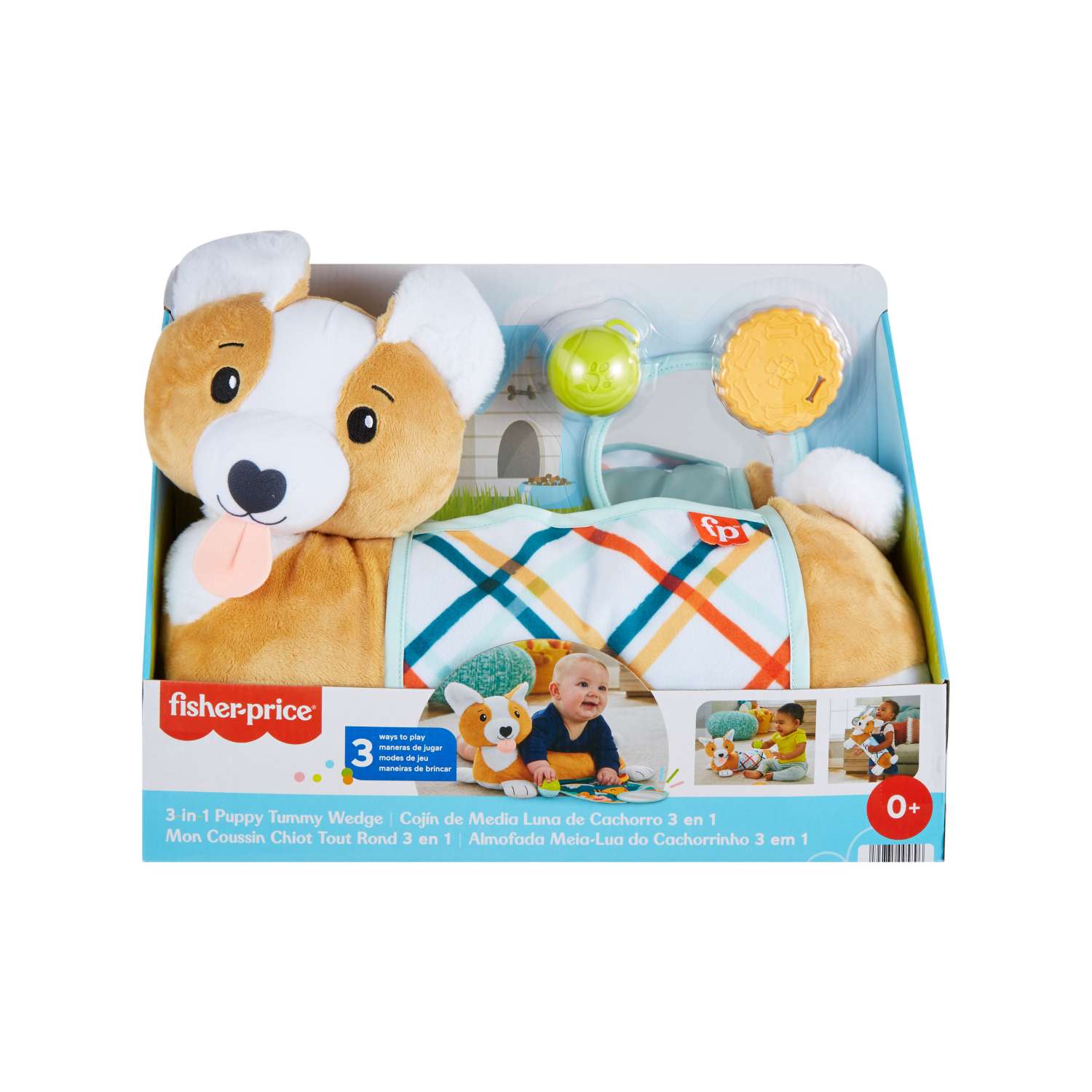 Набор игровой Fisher Price Puppy Tummy Wedge 3в1 HJW10 - фото 6