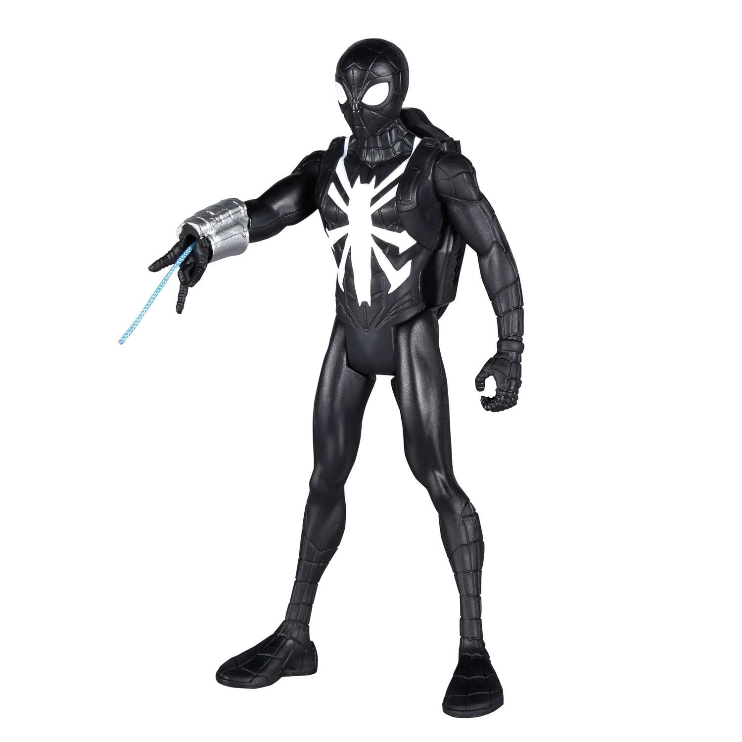Фигурка Человек-Паук (Spider-man) Черный Человек-пауксакс (E1105) - фото 1