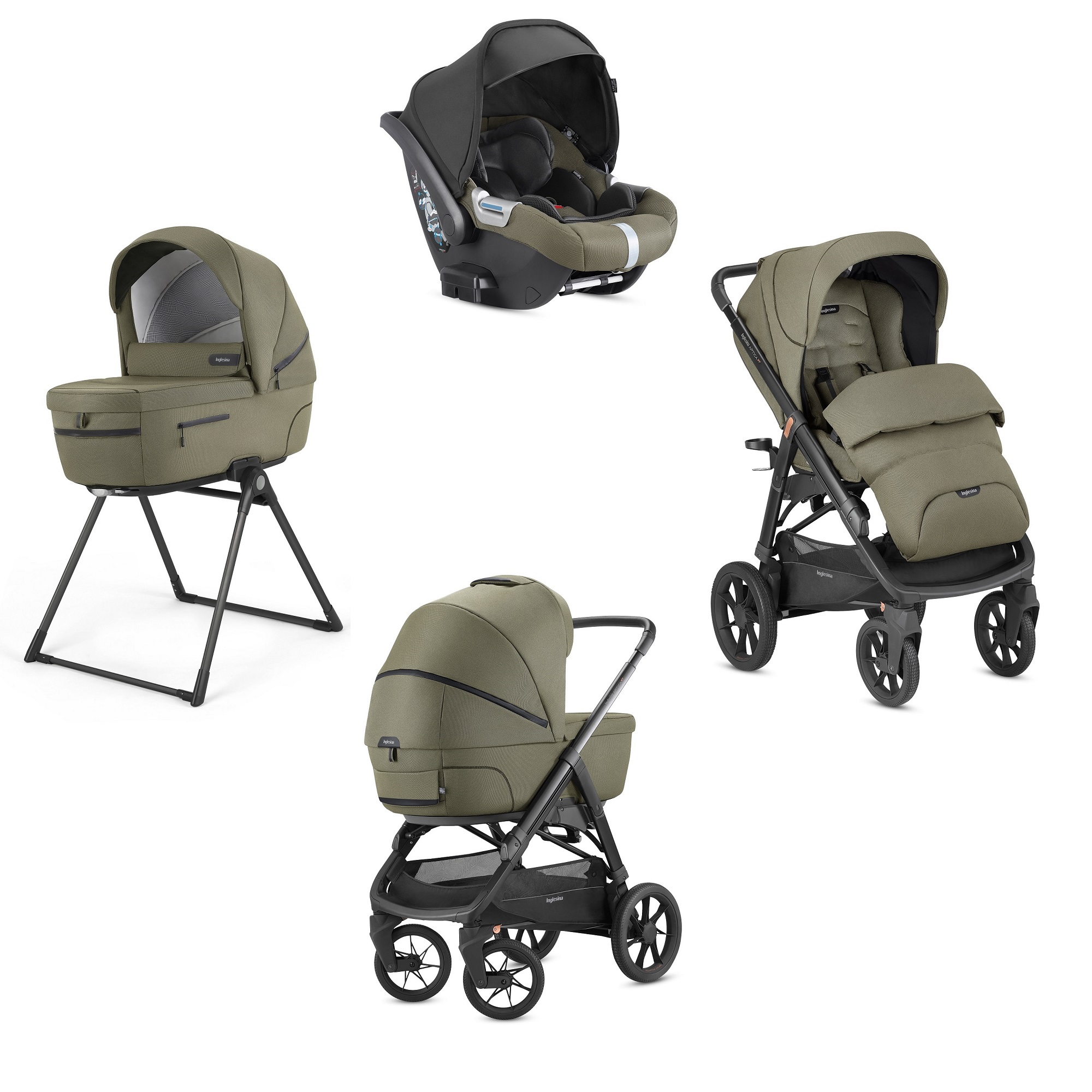 Коляска 3в1 Inglesina Aptica Quattro Tuareg Beige - фото 2