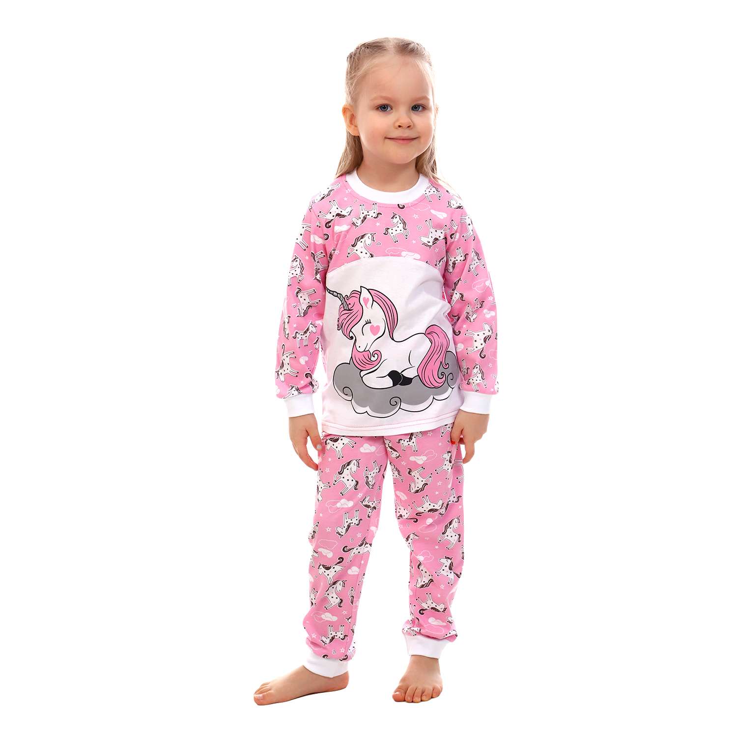 Пижама Детская Одежда 0025К/розовый1 - фото 1