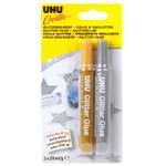 Блестки клеящие UHU Creativ glitter glue 20мл*2шт 44120