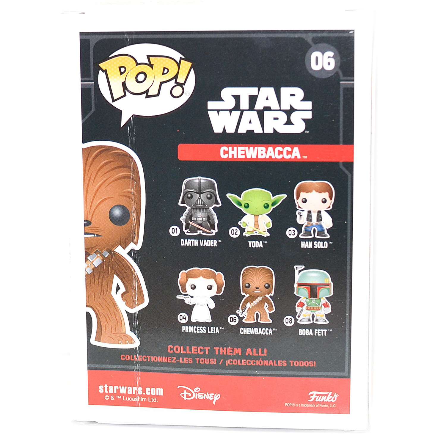 Фигурка Funko Pop bobble Star wars Chewbacca Fun1182 - фото 6