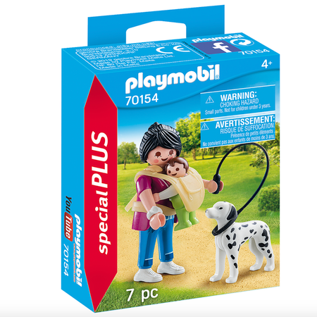 Набор фигурок Playmobil Мать с младенцем и собакой