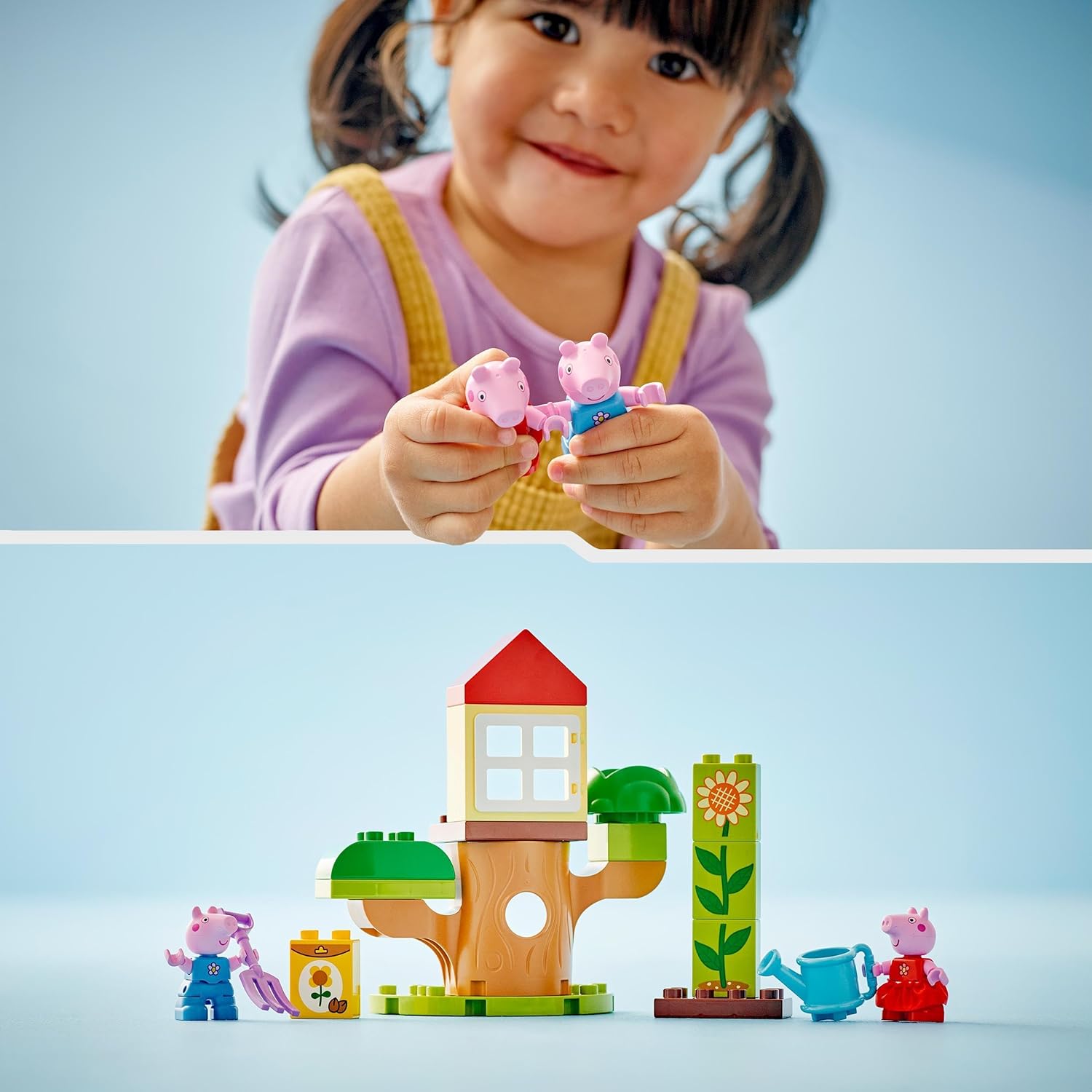 Конструктор LEGO DUPLO Сад Свинки Пеппы блочный - фото 7