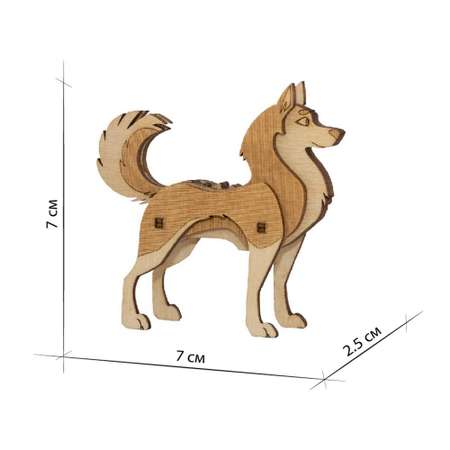 Деревянный конструктор Uniwood Unit Собака