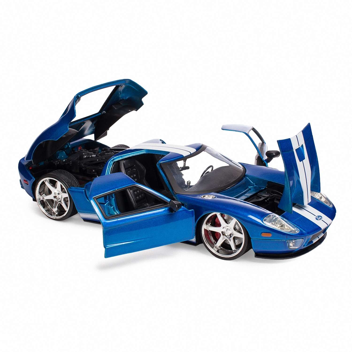 Машинка Fast and Furious Jada Форсаж 1:24 - 2005 Ford GT 97177 - фото 4