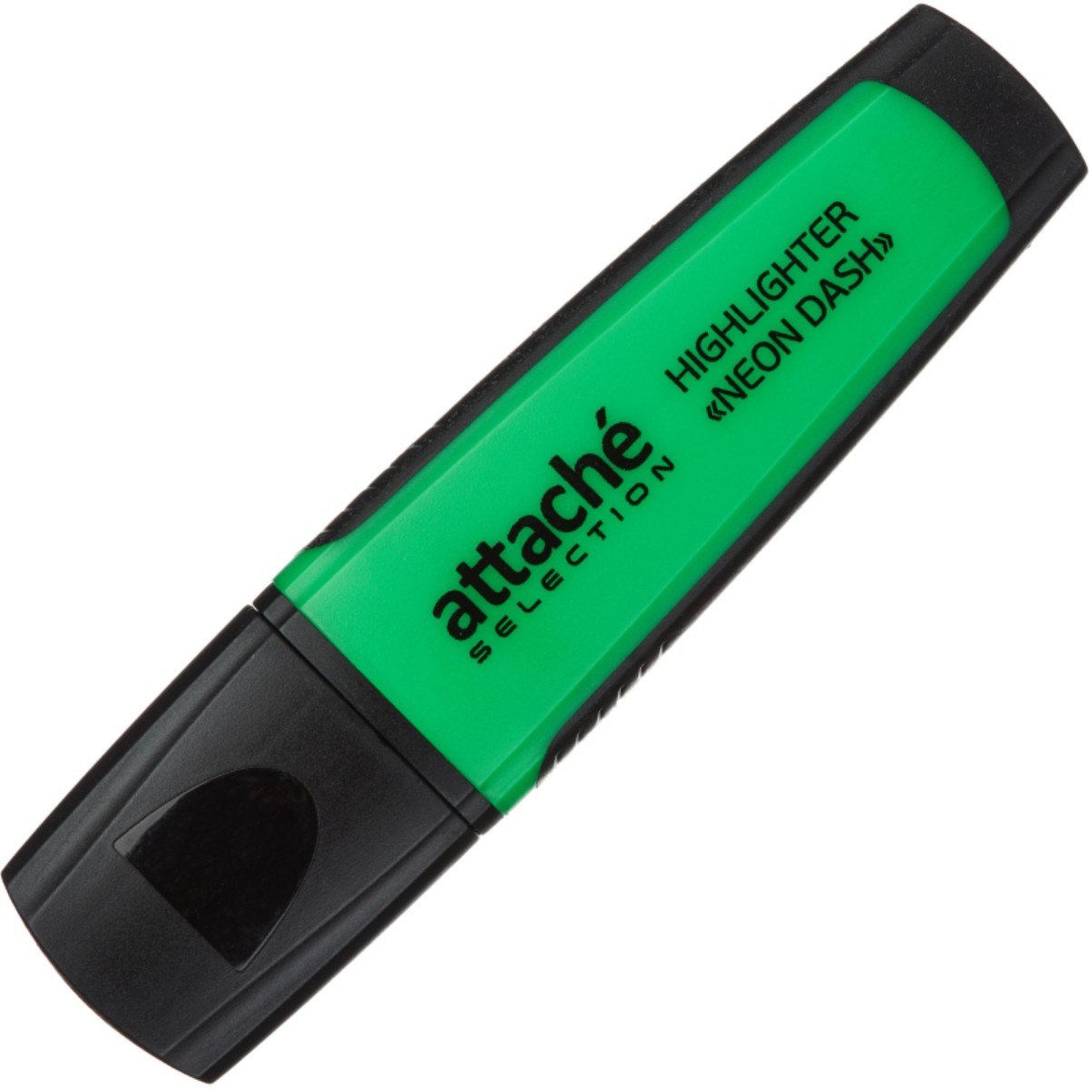 Маркер текстовыделитель Attache Selection Neon Dash 1-5мм зеленый 10 шт - фото 2