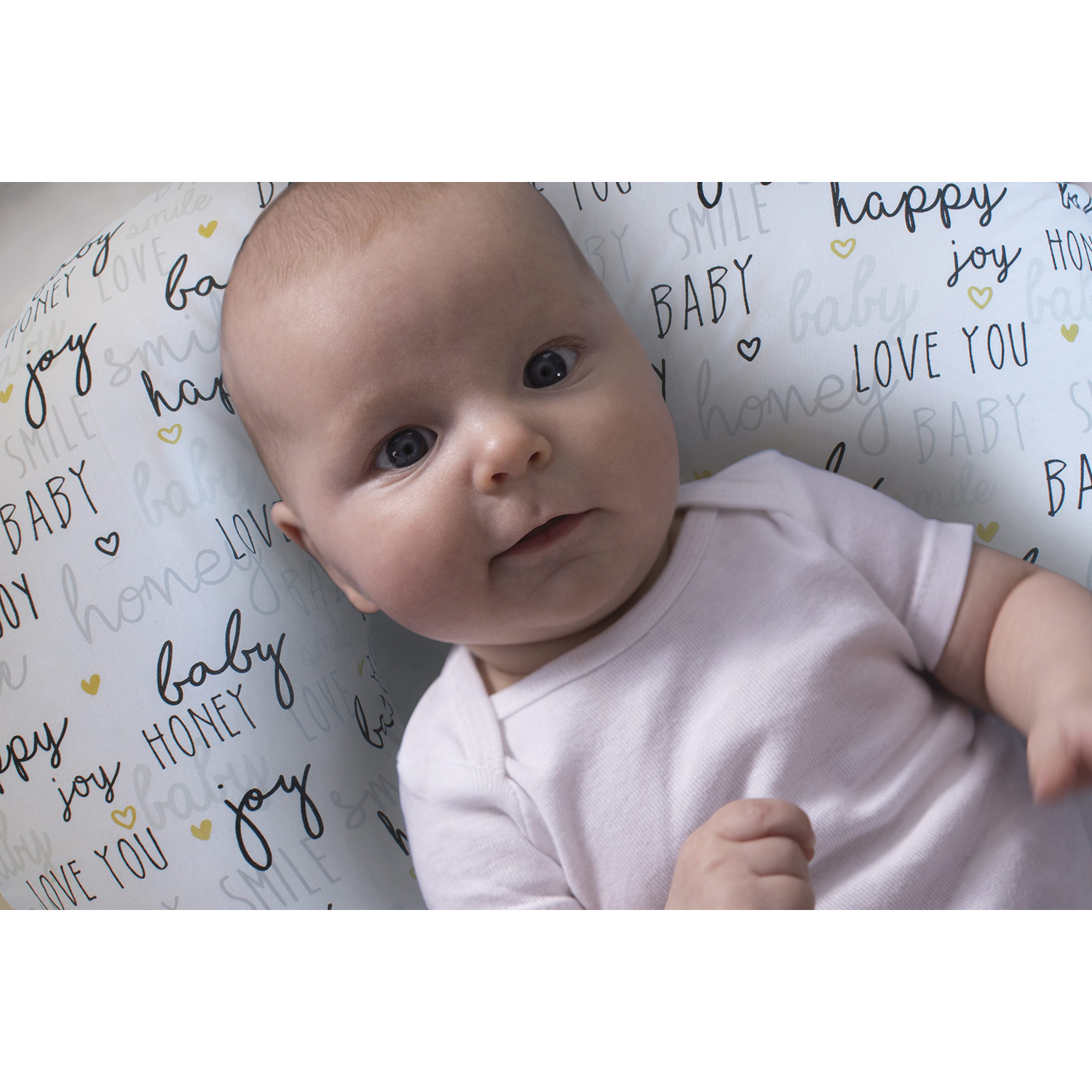 Подушка Chicco Boppy Hello Baby - фото 4