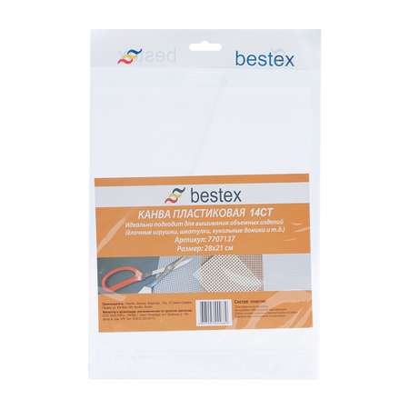 Канва Bestex Пластик 14C/T 28*21см