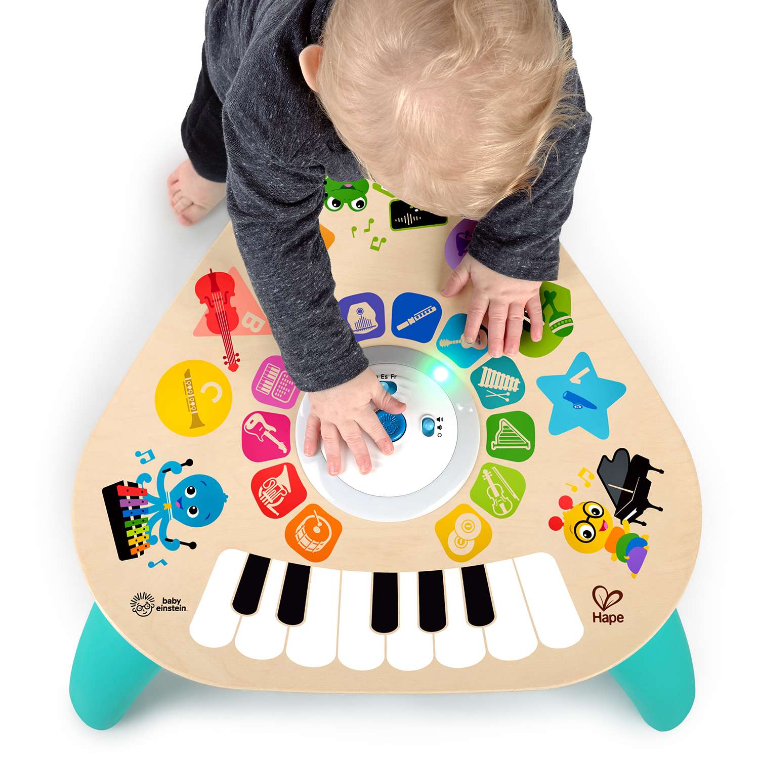Серия Волшебное прикосновение HAPE Развивающая игрушка для малышей Музыкальный столик сенсорный - фото 5