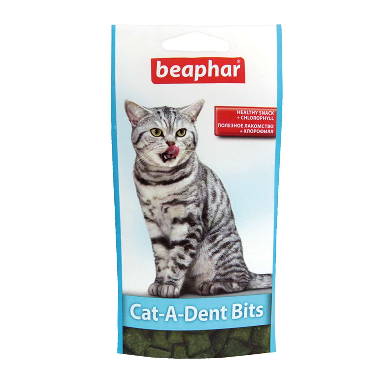 Подушечки для кошек Beaphar Cat-A-Dent Bits для чистки зубов 35г - фото 1