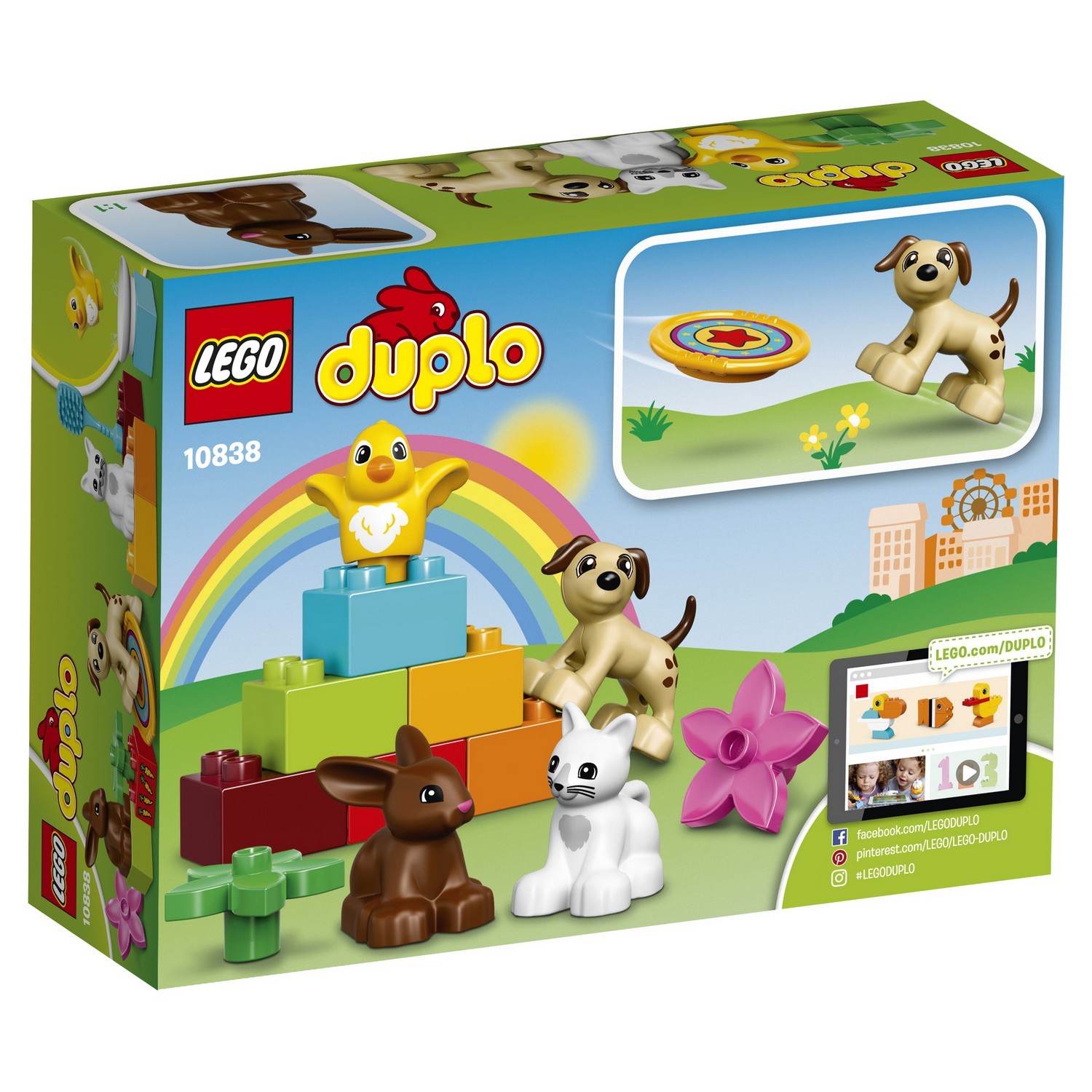 Конструктор LEGO DUPLO Town Домашние животные (10838) купить по цене 9 ₽ в  интернет-магазине Детский мир