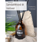 Ароматический диффузор AromaKo SandalWood Vetiver 50 мл