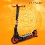 Креативный самокат Yo Band двухколесный складной POLYGON оранжевый