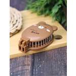 Расческа iLikeGift Bear folding brown