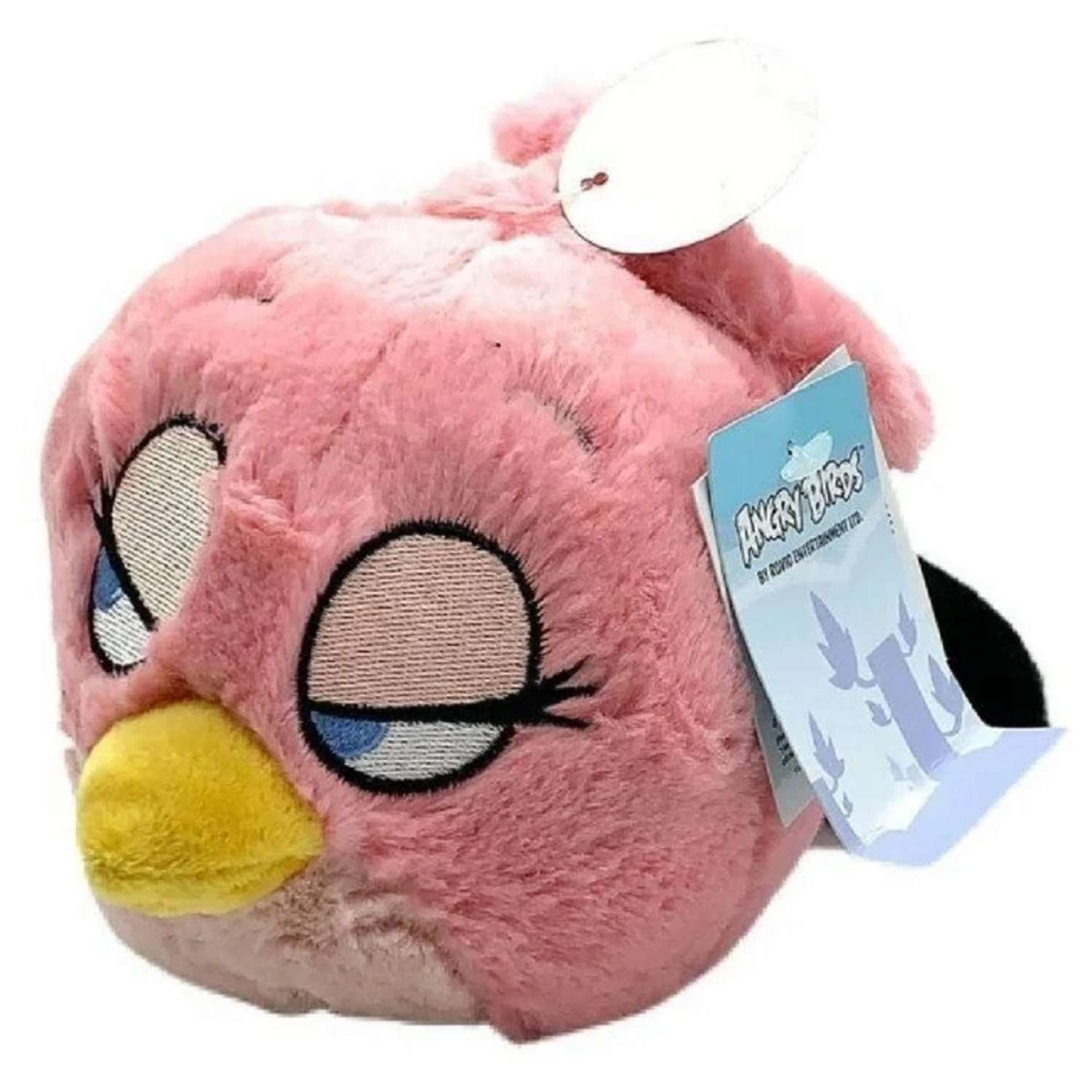 Мягкая игрушка CASTLELADY ANGRY BIRDS Стелла со звуком розовая 12 см - фото 2