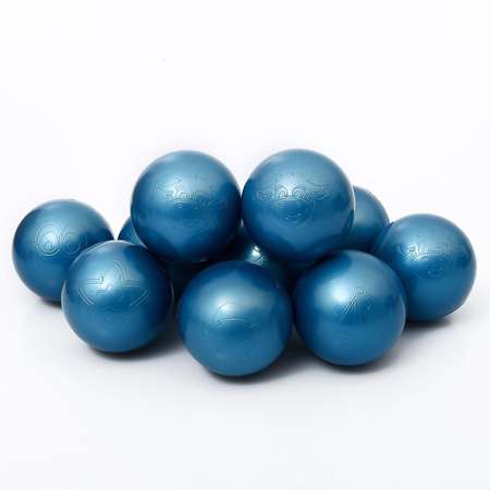 Шарики для сухого бассейна Соломон 500 шт цвет синий металлик