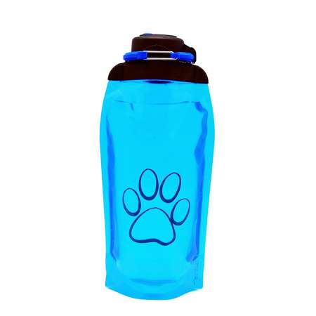 Бутылка для воды складная VITDAM синяя 860мл B086BLS 1414