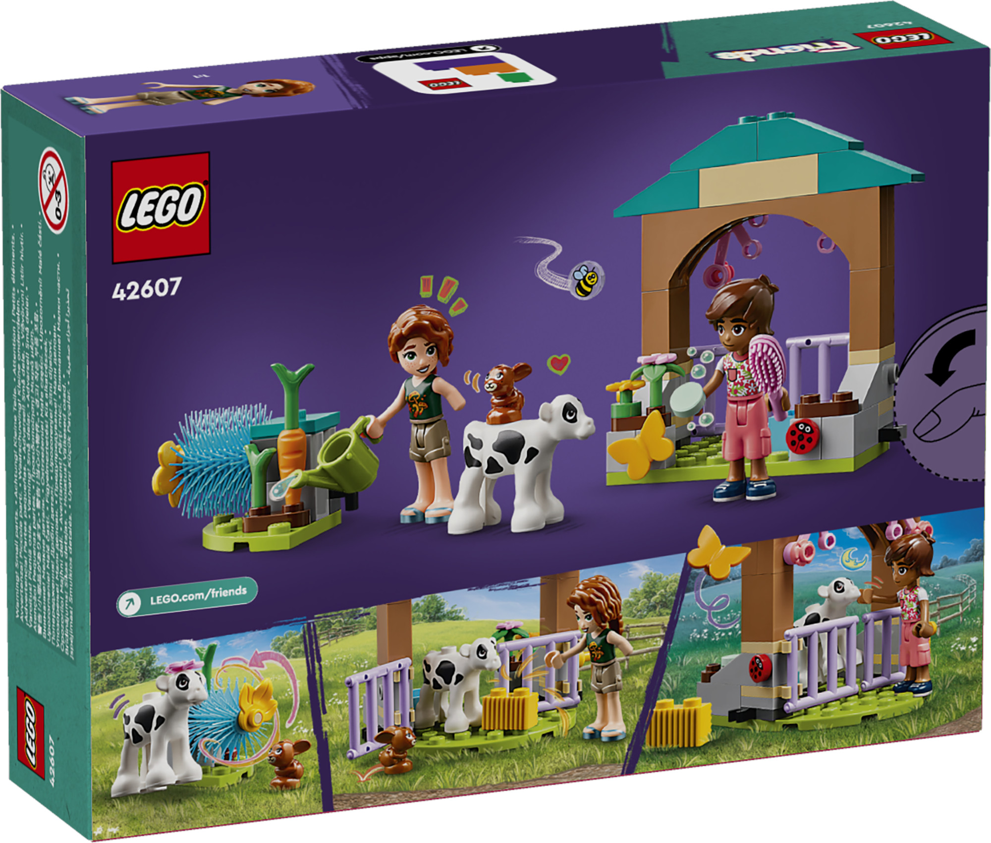 Конструктор LEGO Friends Осенний сарай для теленка 42607 - фото 4