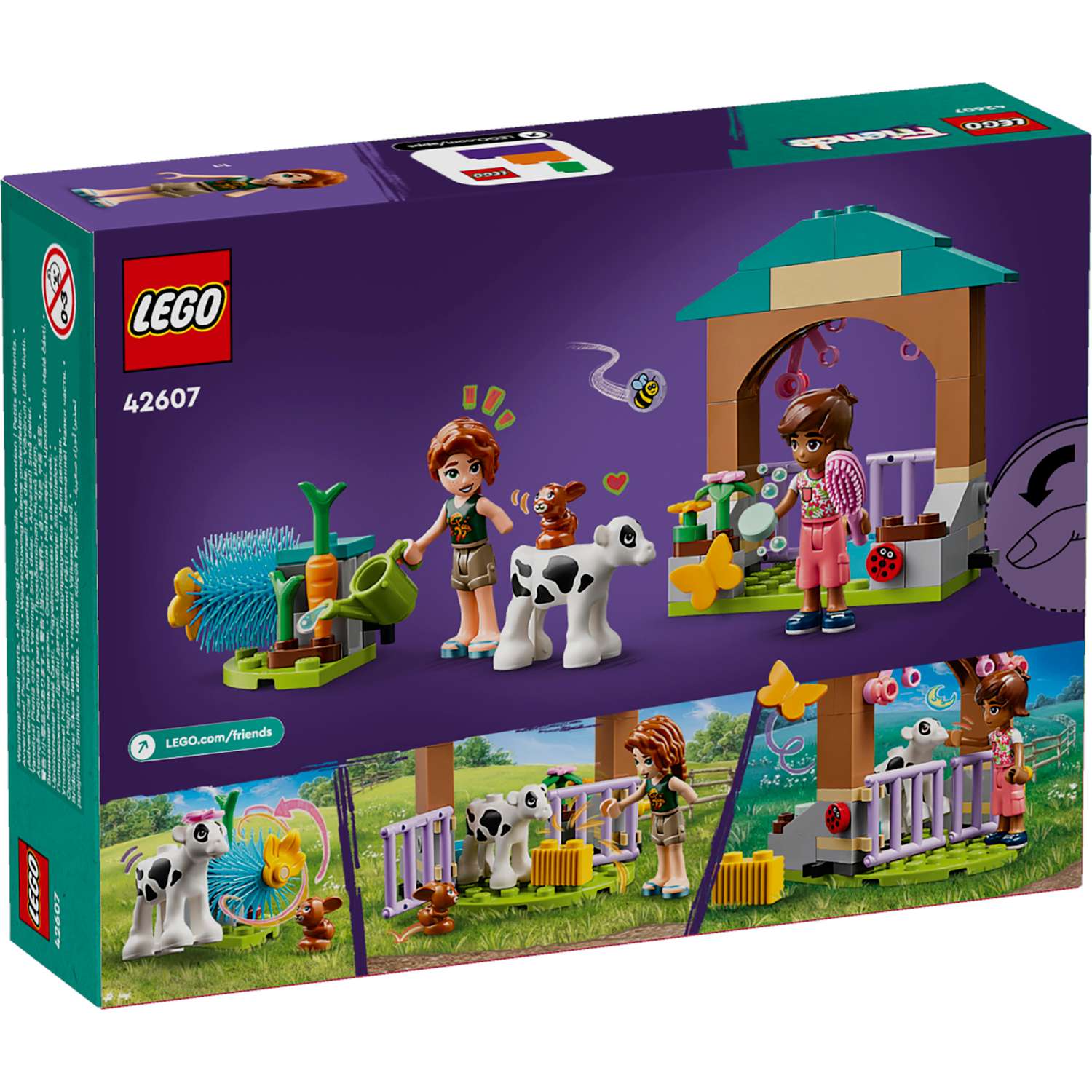 Конструктор LEGO Friends Осений сарай для теленка 42607 - фото 4