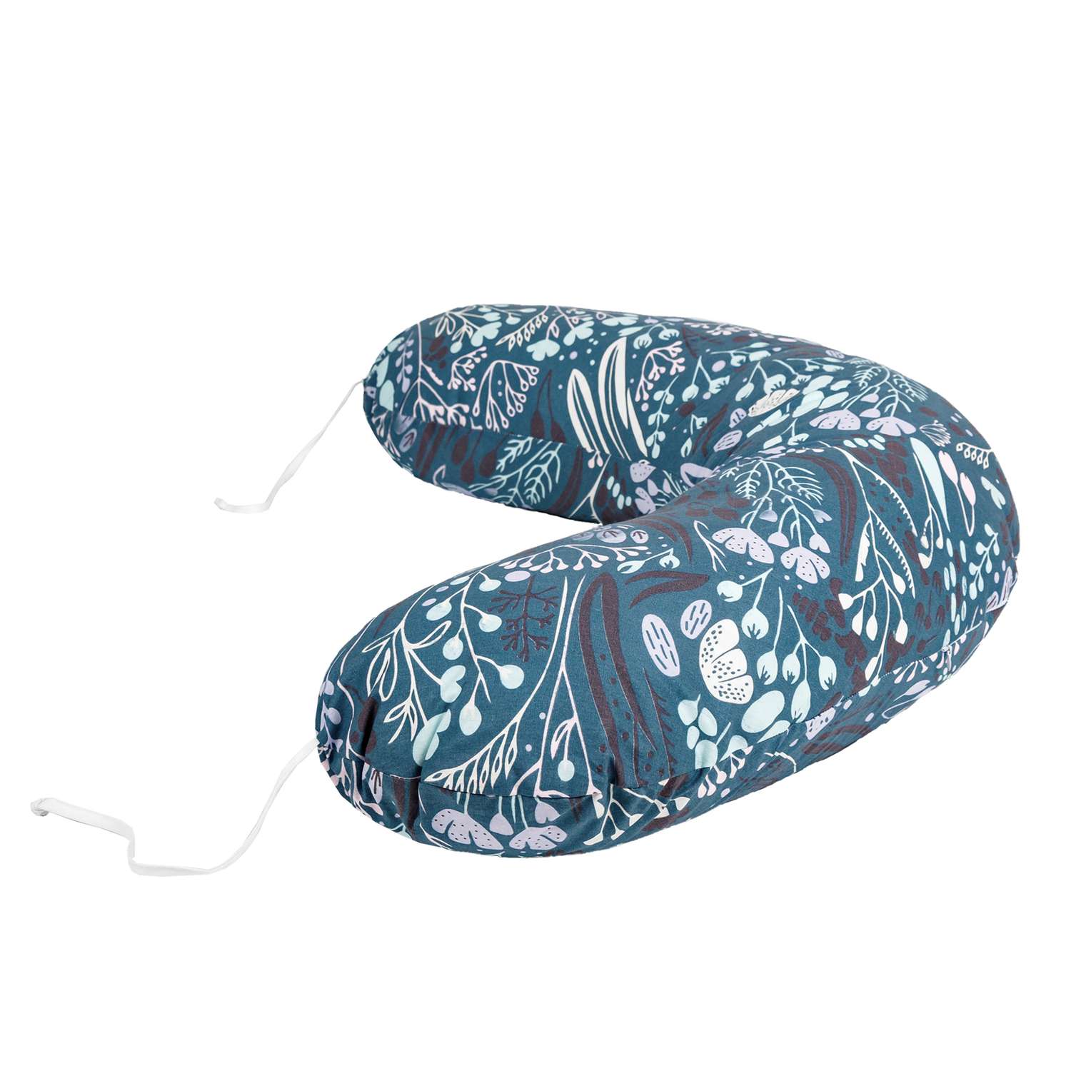 Наволочка AmaroBaby к подушке для беременных 170х25 см Flower dreams фиолетовая - фото 4
