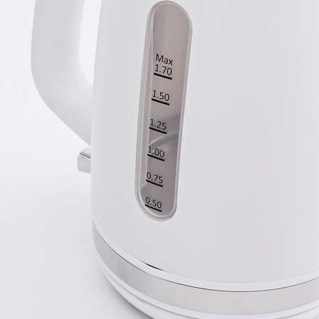 Чайник электрический белй HOTTER 1.7 л с LED-подсветкой и съёмной крышкой