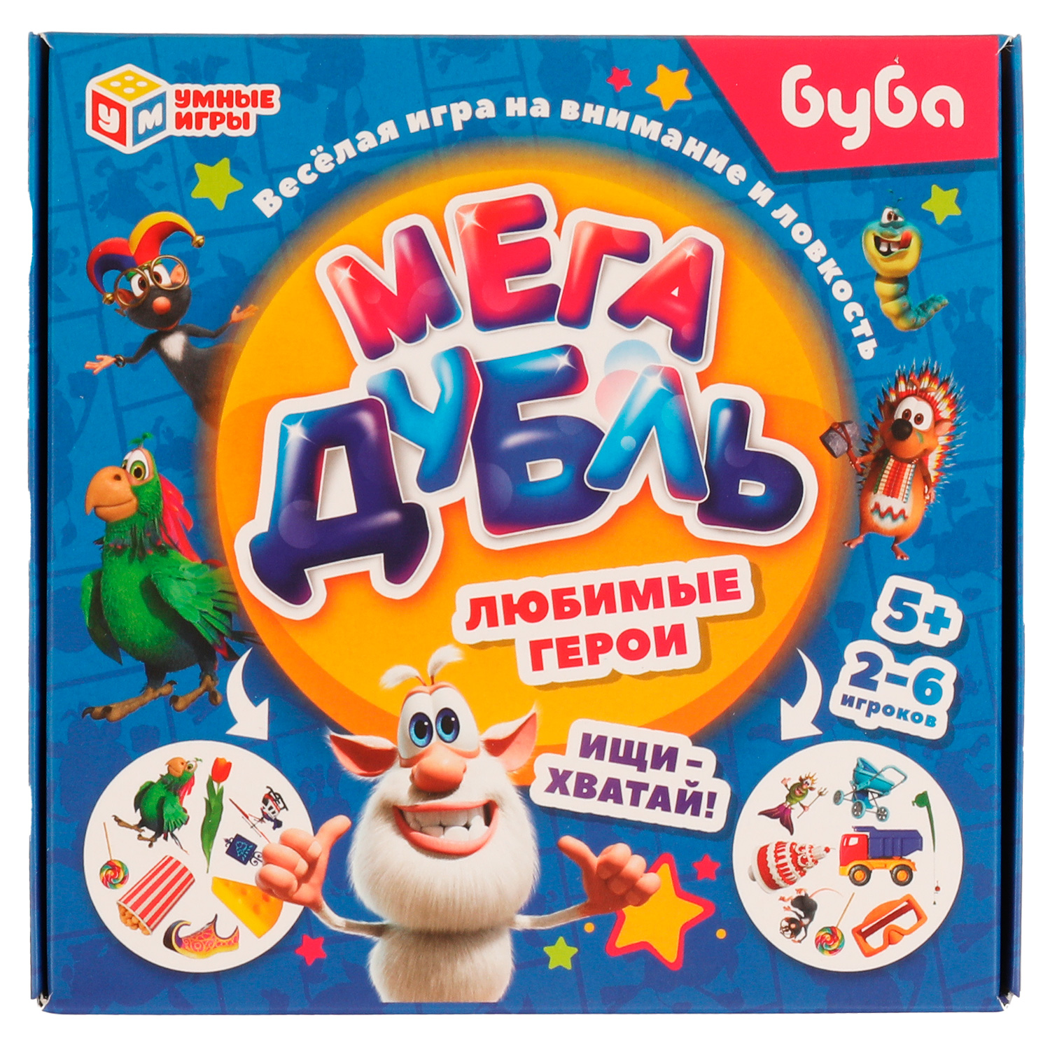 Настольная игра Умные игры Мега-дубль Буба - фото 1