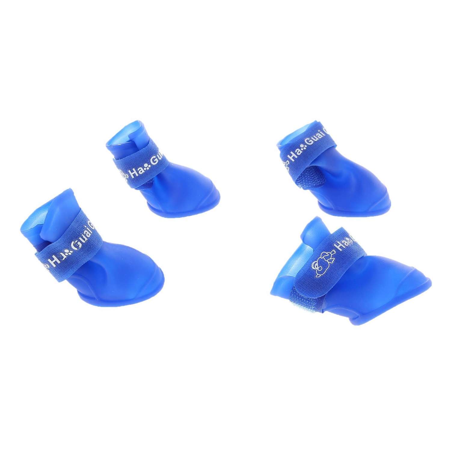 Сапоги Пижон резиновые Вездеход набор 4 шт размер L подошва 5.7х4.5 см синие - фото 1