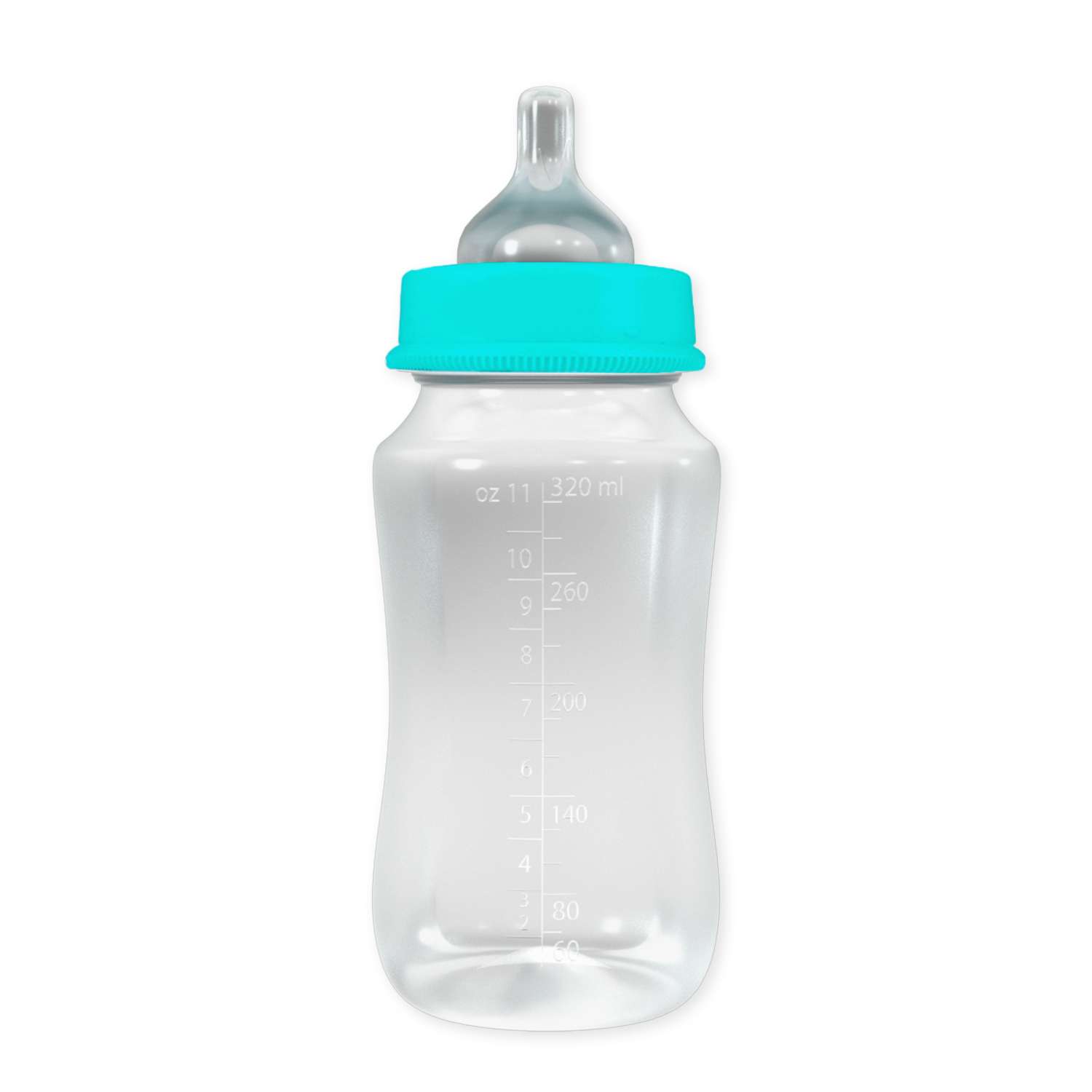 Бутылочка для кормления KUNDER 320 мл для новорожденных с силиконовой соской диаметр 5 см размер соски М (1м+) - фото 12