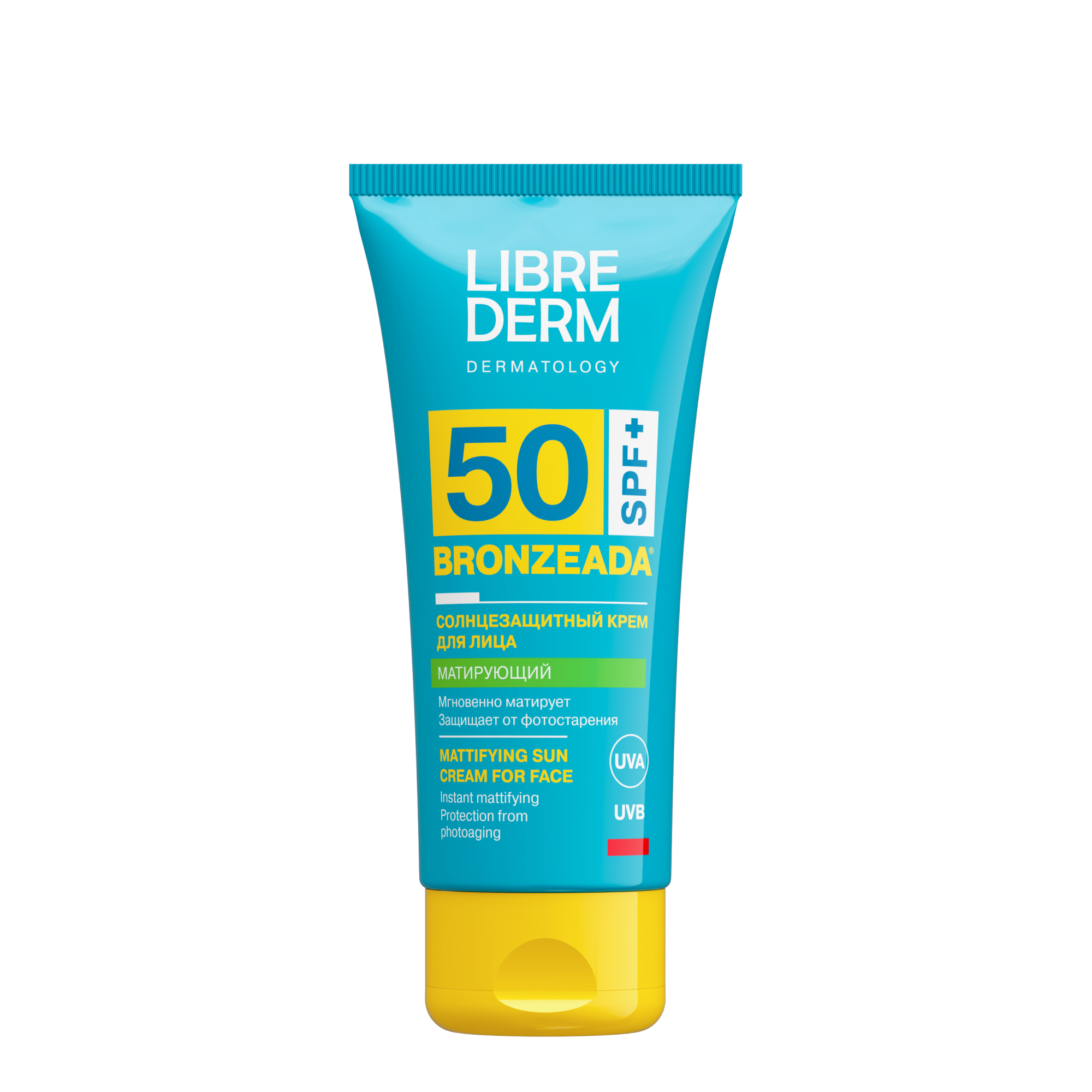 Крем для лица Librederm BRONZEADA Солнцезащитный матирующий SPF 50 - фото 1