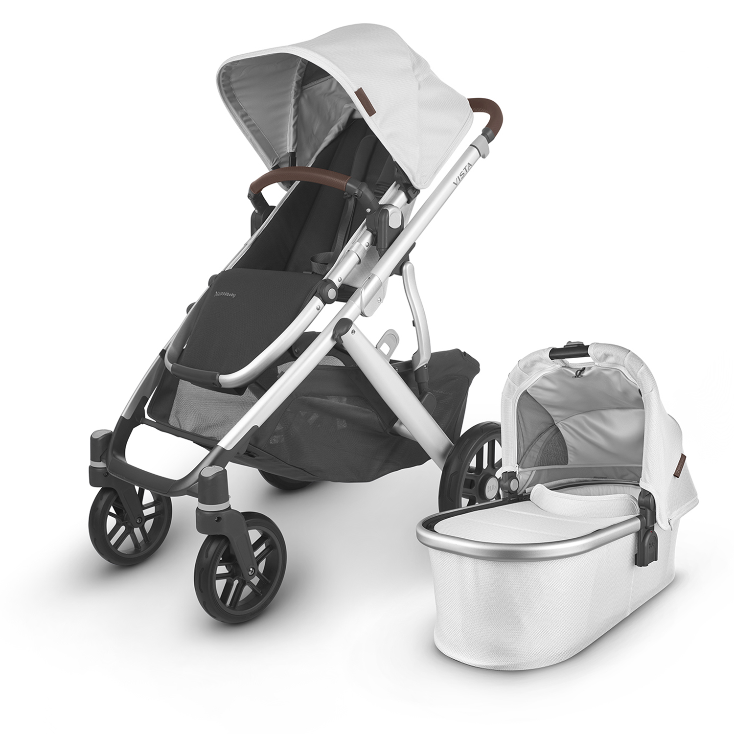 Коляска 2в1 UPPAbaby Vista V2 Bryce Жемчужно-белый - фото 1