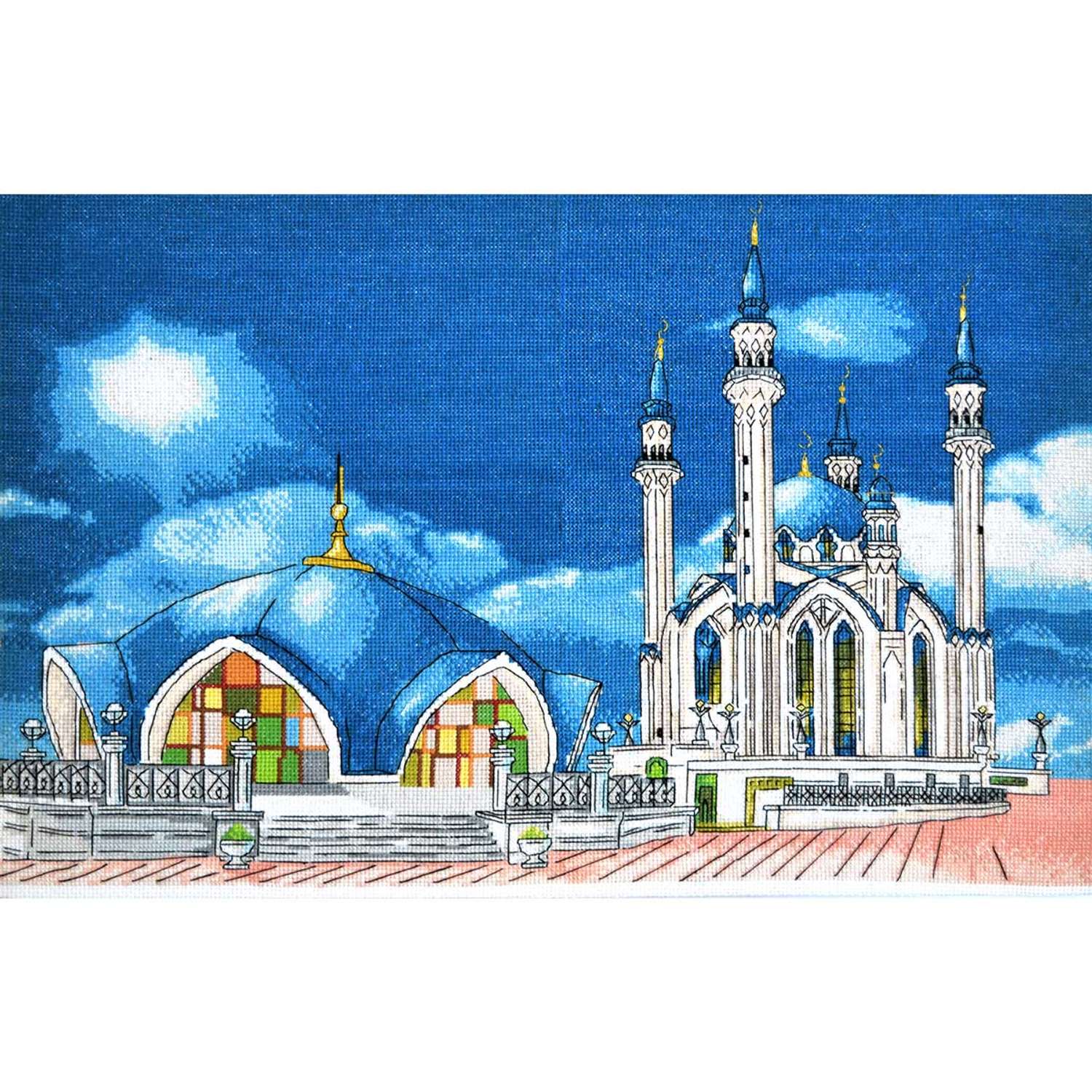 Набор для вышивания крестом Hobby and Pro 962 Мечеть Кул-Шариф г. Казань 41х26 см - фото 1