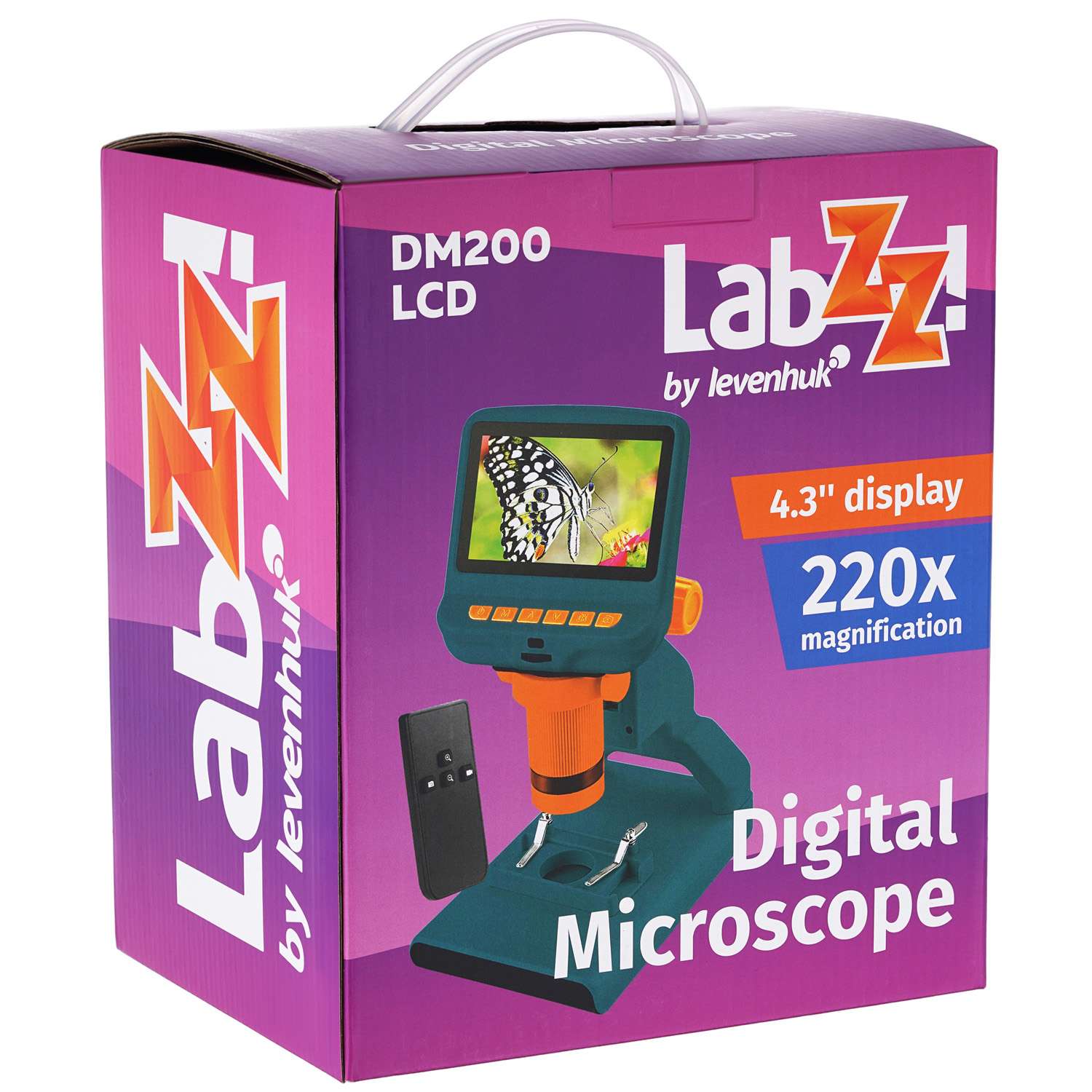Микроскоп цифровой Levenhuk LabZZ DM200 LCD - фото 14