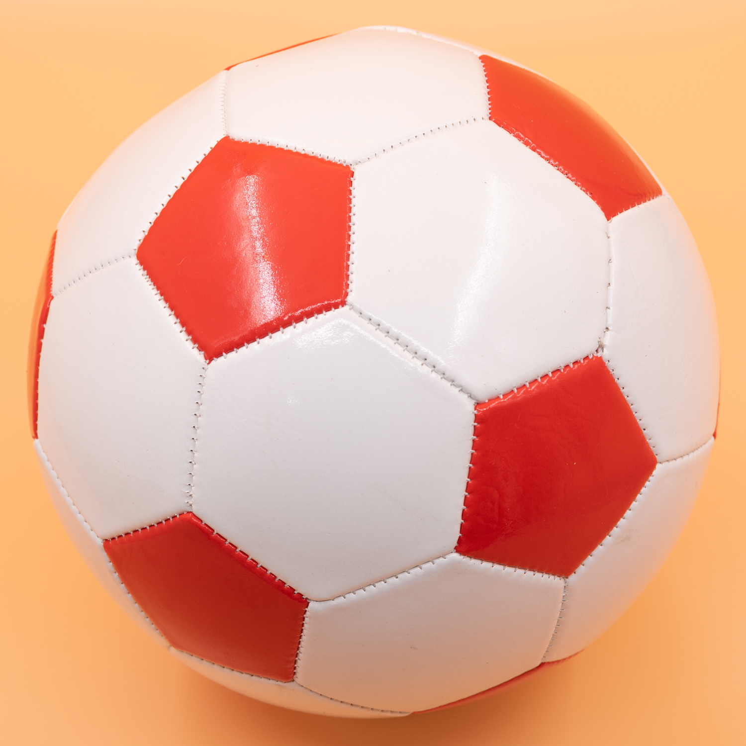 Мяч футбольный Bolalar Красный - фото 3
