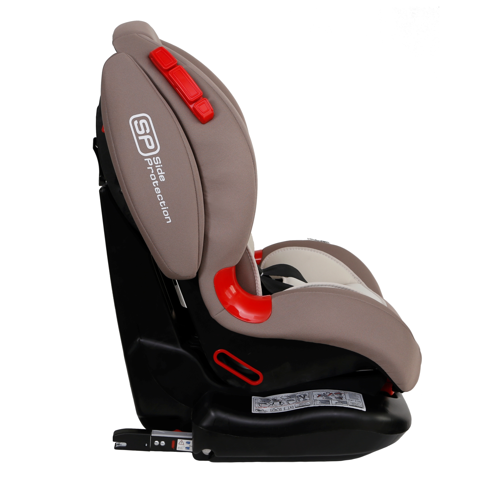 Автокресло Babyton Omega Fix Mokko Isofix 1/2 (9-25 кг) - фото 17