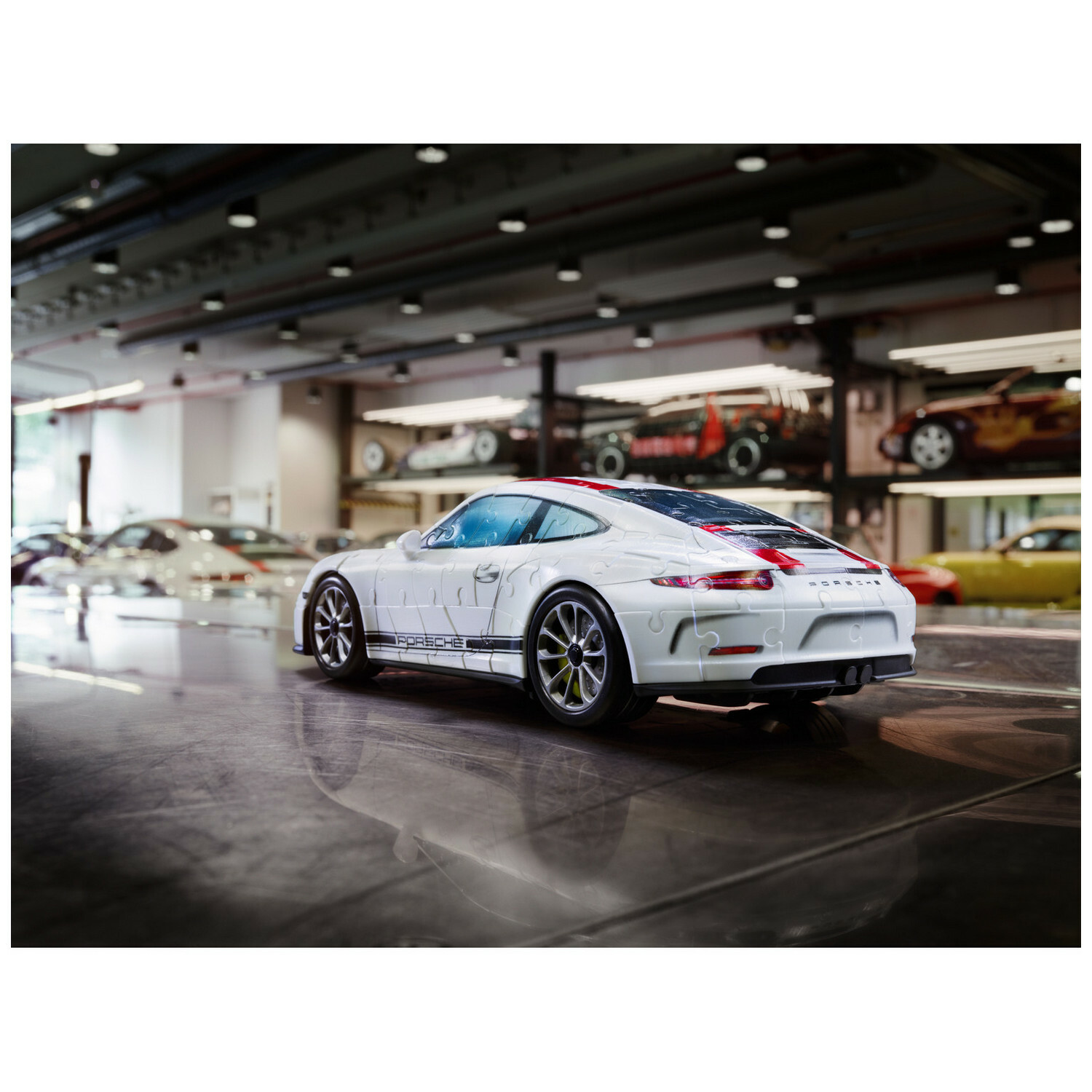 Пазл 3D Ravensburger Porsche 911R 108элементов 12528 - фото 4