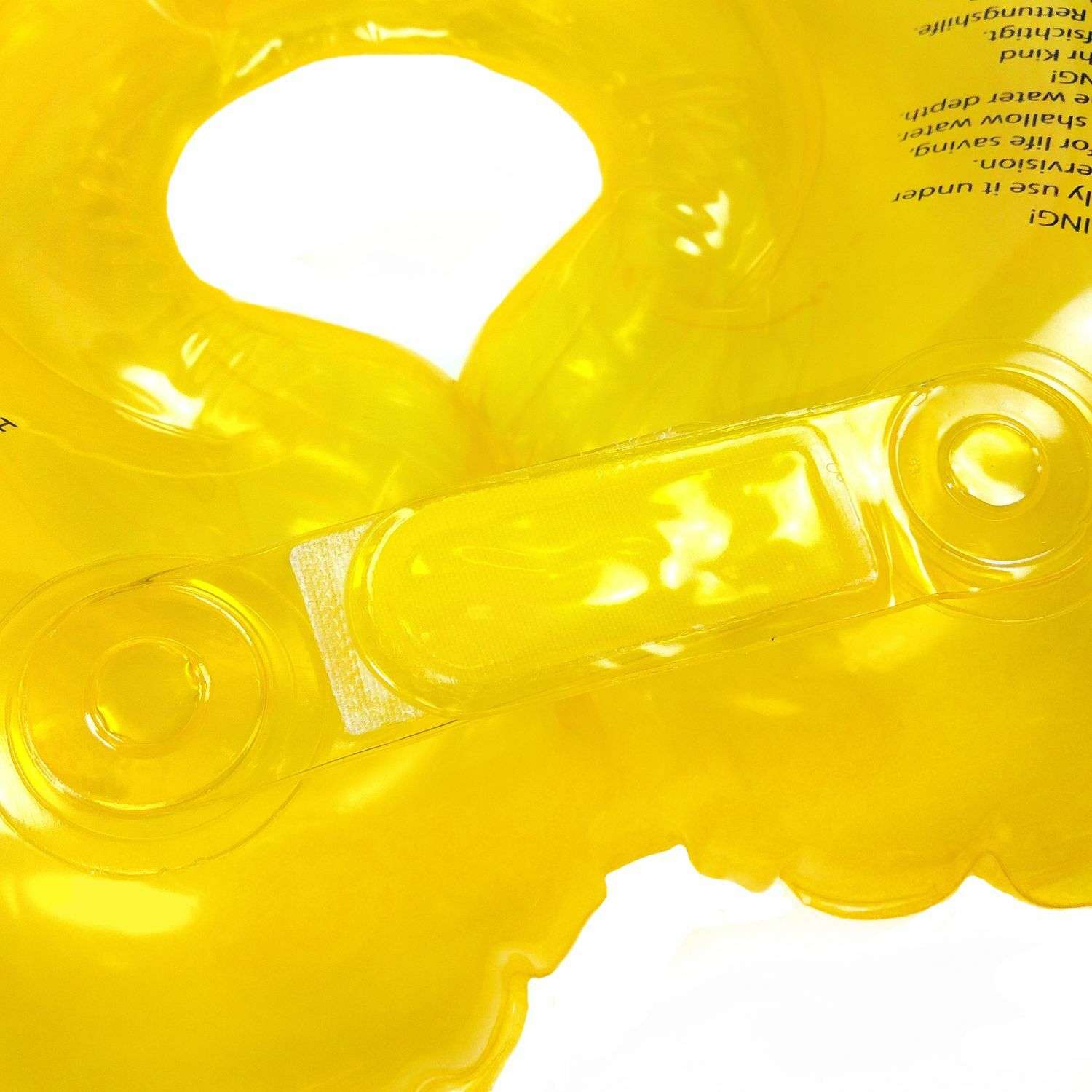 Круг для купания BabySwimmer на шею 0-24месяца Желтый BS21Y - фото 9