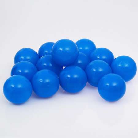 Шарики для сухого бассейна Соломон с рисунком диаметр шара 7 5 см набор 500 штук цвет синий