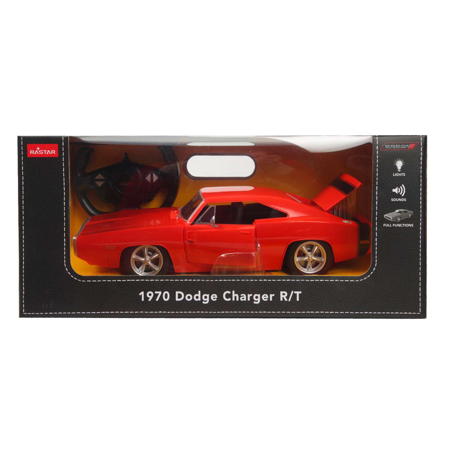 Машина Rastar РУ 1:16 Dodge Charger Красная 99000 - фото 2