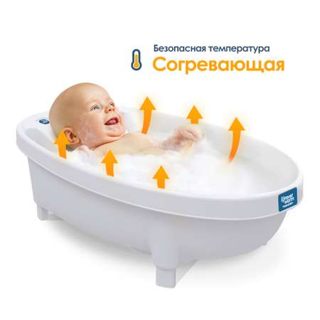 Ванночка для купания Baby Patent новорожденного с подогревом воды Forever Warm с 0 до 6 месяцев