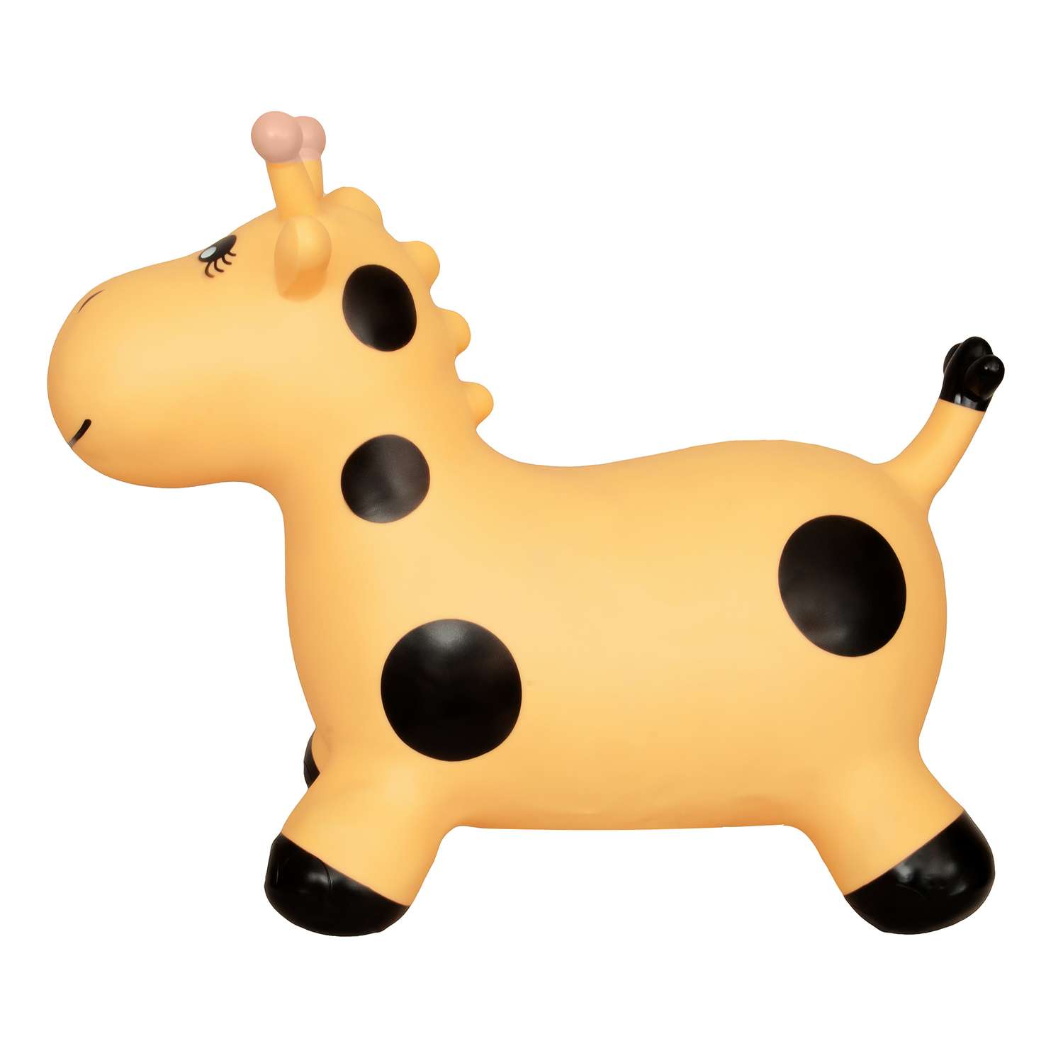 Прыгун надувной LAKO SPORT Желтый жираф Лола в комплекте с банданой - фото 8