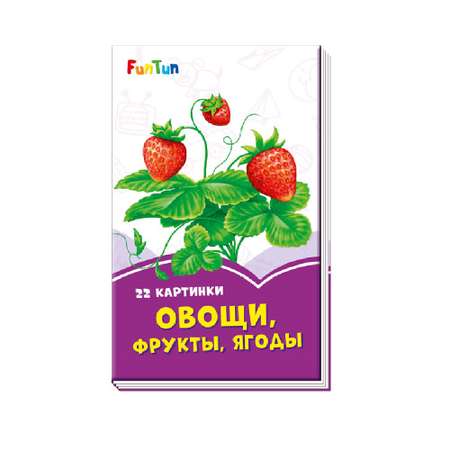 Книга FunTun Овощи фрукты ягоды