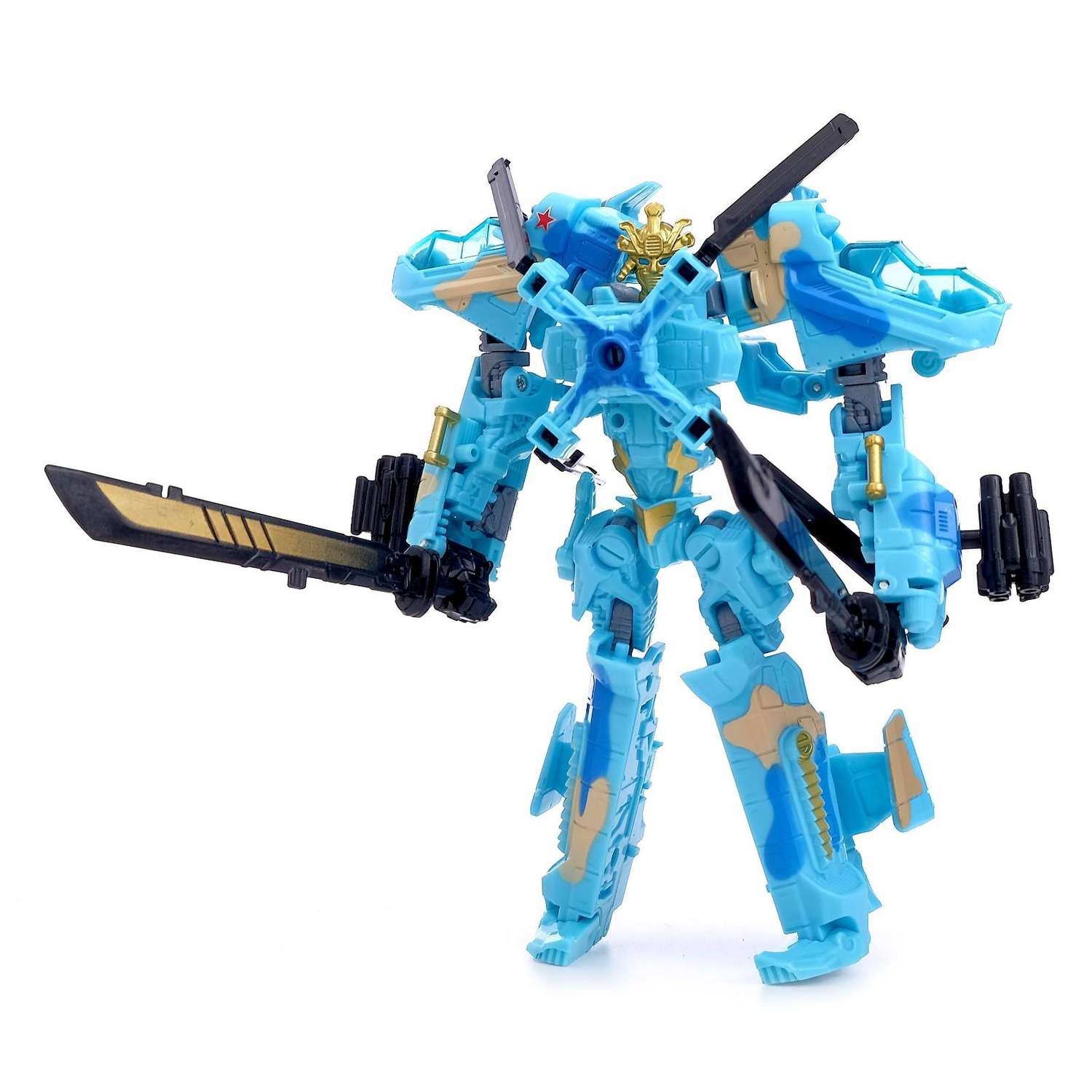 Робот-трансформер Sima-Land Военный цвет синий - фото 2