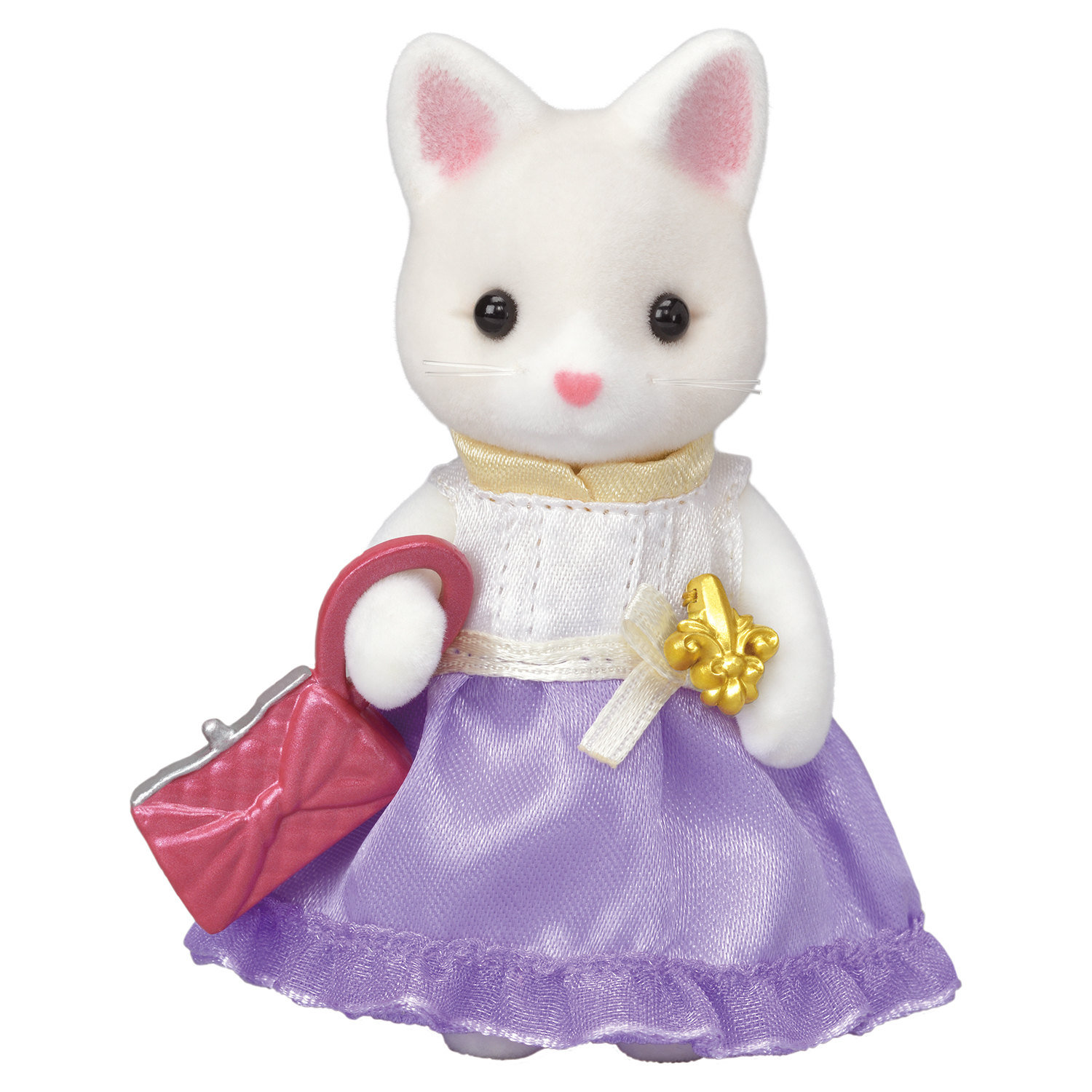 Набор SYLVANIAN FAMILIES TOWN Series Дочка Шёлковая кошка в городе купить  по цене 219 ₽ в интернет-магазине Детский мир