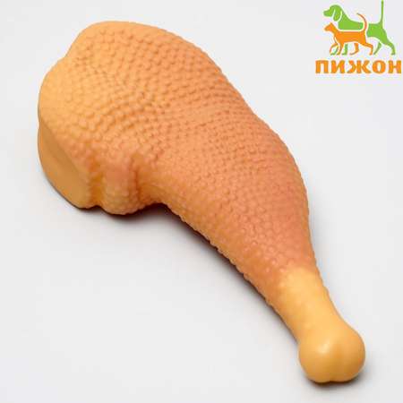 Игрушка Пижон пищащая «Куриный окорок» для собак 15.5 см