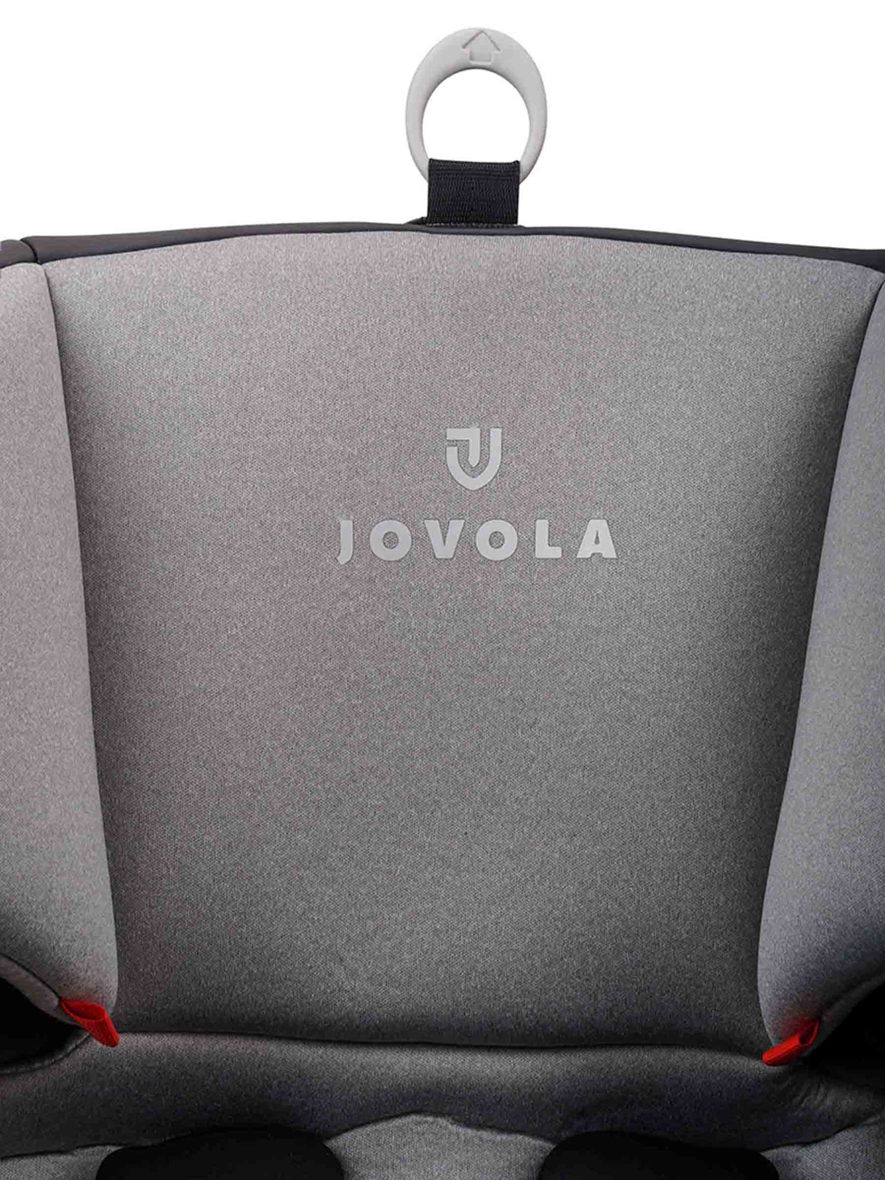 Автокресло JOVOLA I-TRAVEL ISOFIX группа 0+1+2+3 (0-36 кг) черный-св.серый - фото 24