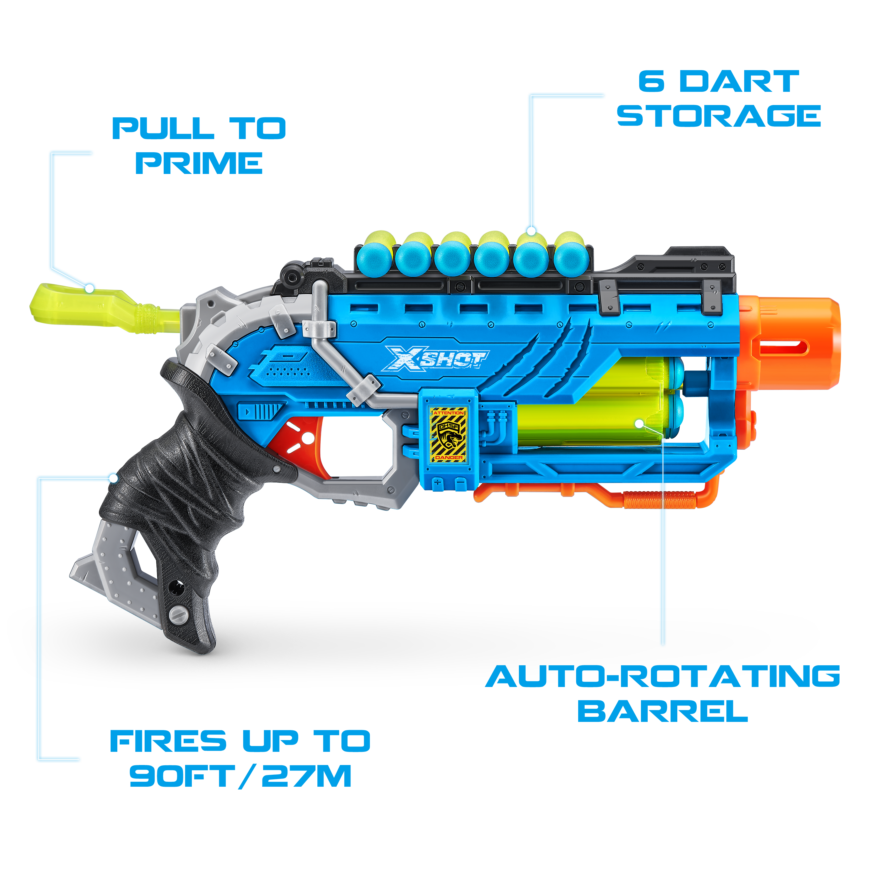 Игровой набор для стрельбы Zuru X-Shot Нападение динозавра - фото 11